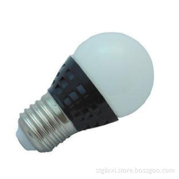 Smd 2835 / 5630 Black Pbt Led Globe Bulbs 3 Watt 280lm For
